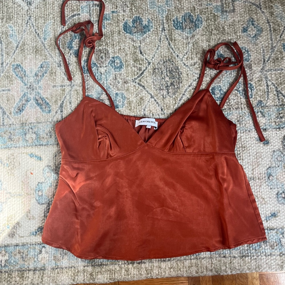 Weworewhat Orange Top